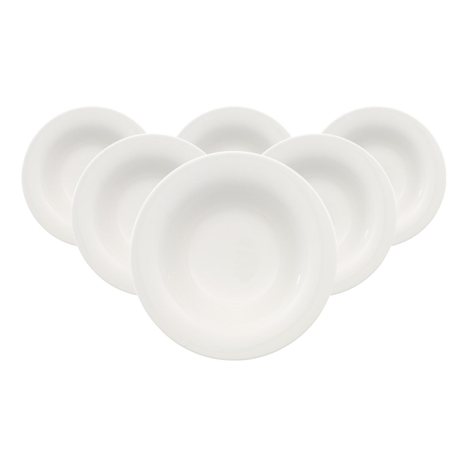 SUPPENTELLER New Cottage Basic weiß ø 23,1 cm 6er Set - Weiß, Keramik (23.1cm) - Villeroy & Boch