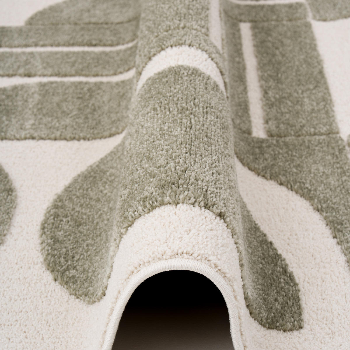DESIGNER TEPPICH NOSY MODERN - Grün, Textil (80/150cm) - Pergamon