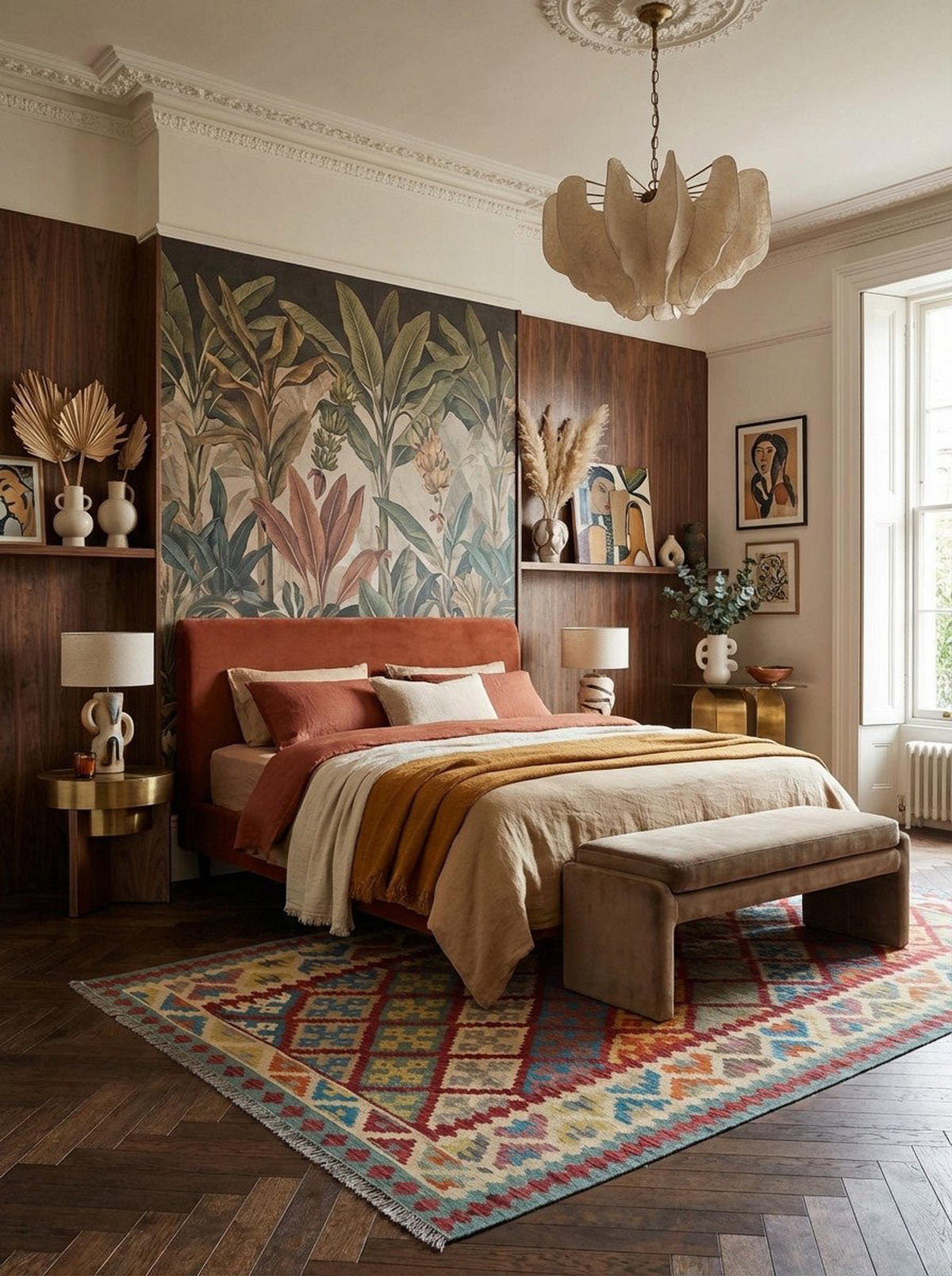 HANDWEBTEPPICH Kelim Gashgai Rot 302/209 cm Schurwolle - Rot, Textil (209/302cm) - Looma