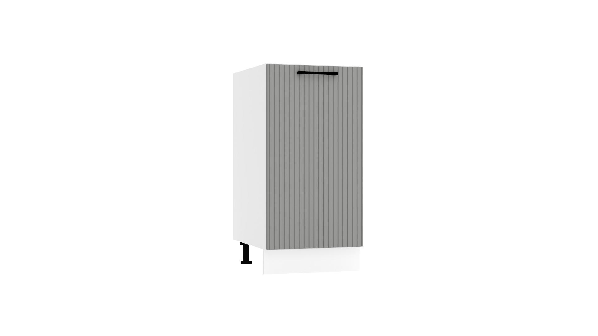 UNTERSCHRANK D40 P/L - KENDRO - Stilvolle Aufbewahrung - Grau, Holz/Metall (40/82/52.4cm) - ROYAL24_MARKT