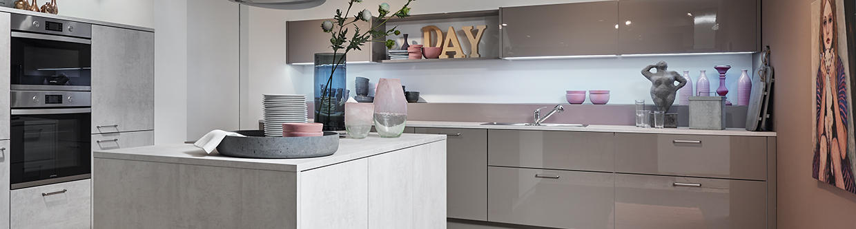 Nolte K�che Beton grau