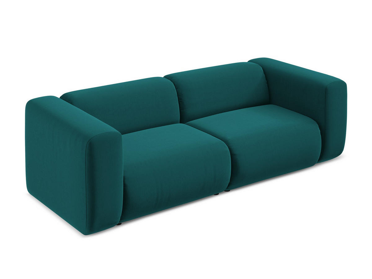 ECKSOFA mit Schlaffunktion Samt Stoff Grau - Dunkelgrau/Schwarz, Kunststoff/Textil (278/149cm) - Makamii