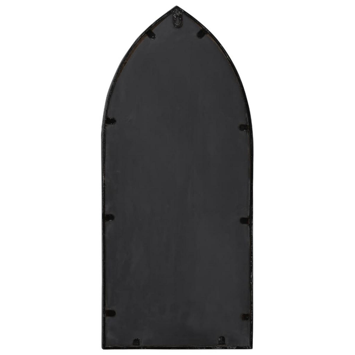 SPIEGEL Schwarz 70x30 cm Eisen für Innenbereich - Schwarz, Metall (30/70/1cm) - furnicato