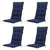 GARTENSTUHLKISSEN Panama 105/50 cm 4er-Set - Blau, Textil (50/7/105cm) - Madison