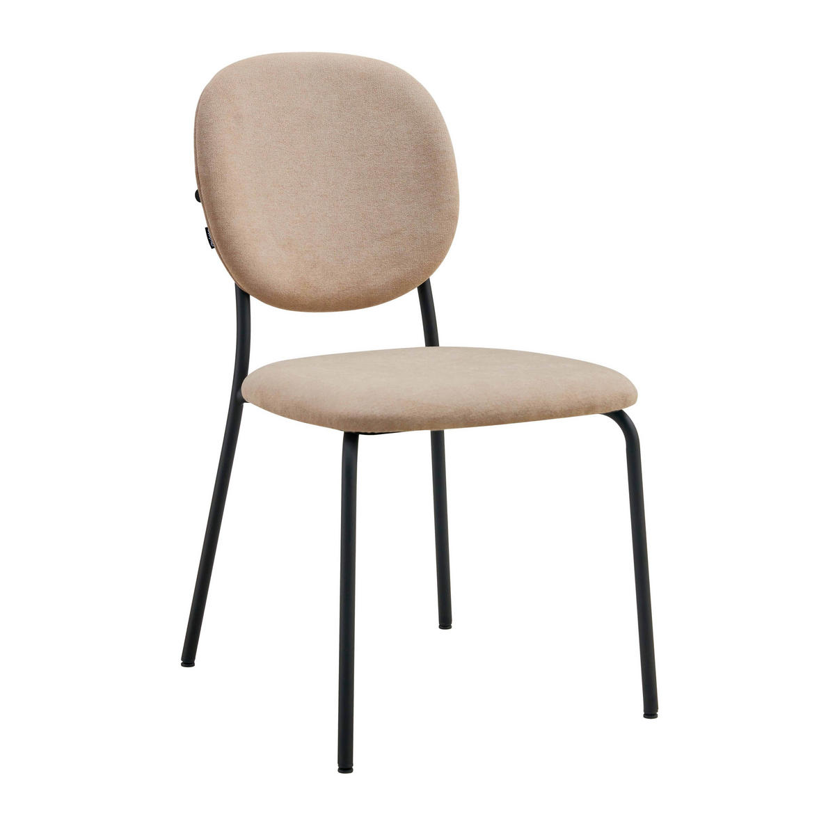 STÜHLE 2-tlg., Beige - Beige, Textil (46/86/62cm) - Oviala