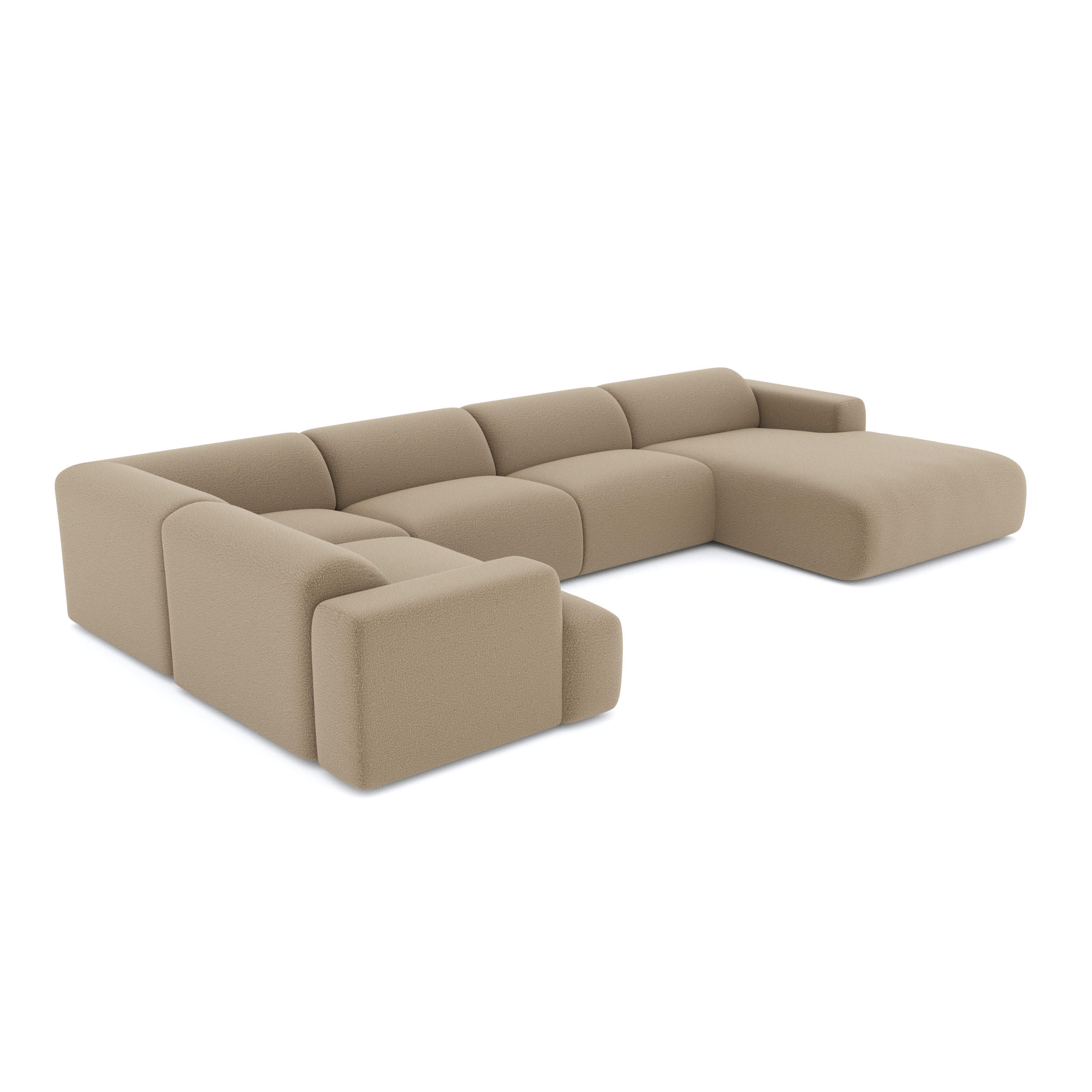 Sia Home Panorama-Sofa Taupe 354x73x164 cm