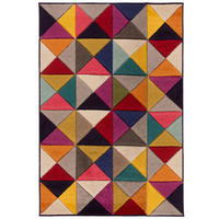 TEPPICH Bunt-Geometrisch-Design, designerstark MEON BEN, Multi 160x230 cm - Multicolor, Textil (160/230cm) - KADIMA DESIGN