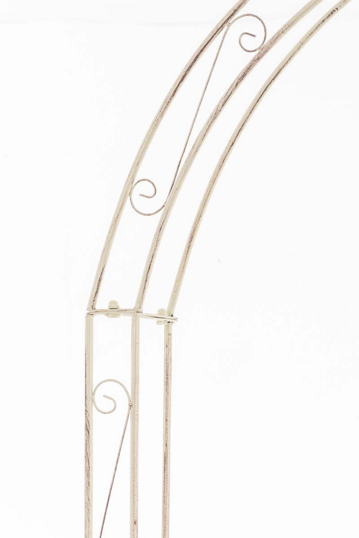 ROSENBOGEN Anra antik-creme - Naturfarben, Metall (143/246/25cm) - TPFGarden