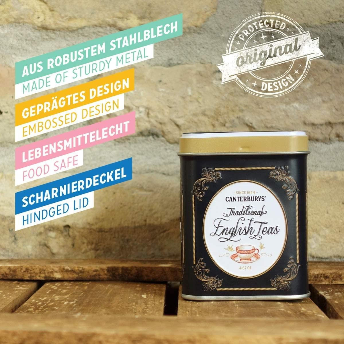TEEDOSE Home & Country Traditional English Teas - Multicolor, Metall (1/9.5cm) - Nostalgic-Art