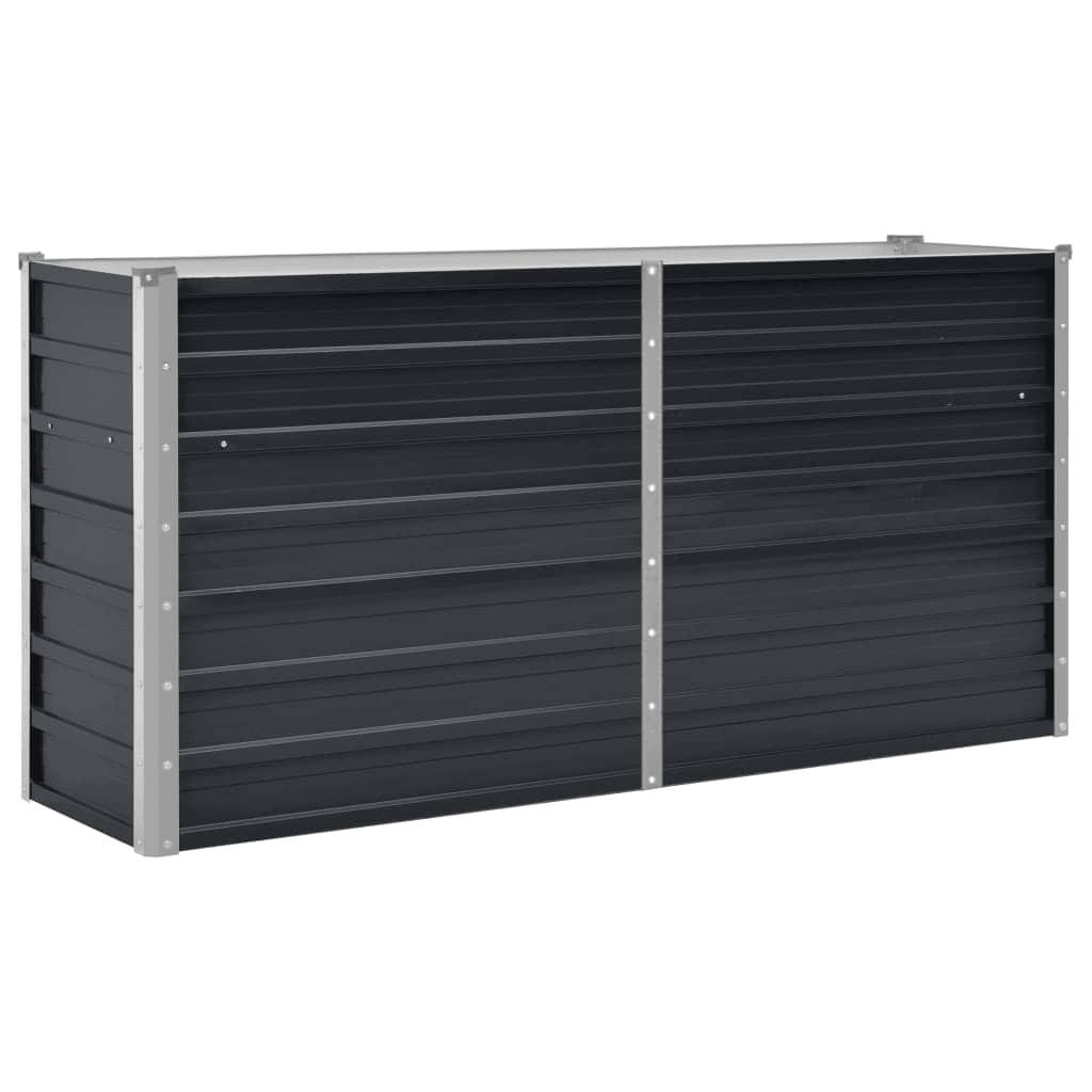 Deluke Hochbeet Anthrazit 160x77x40 cm