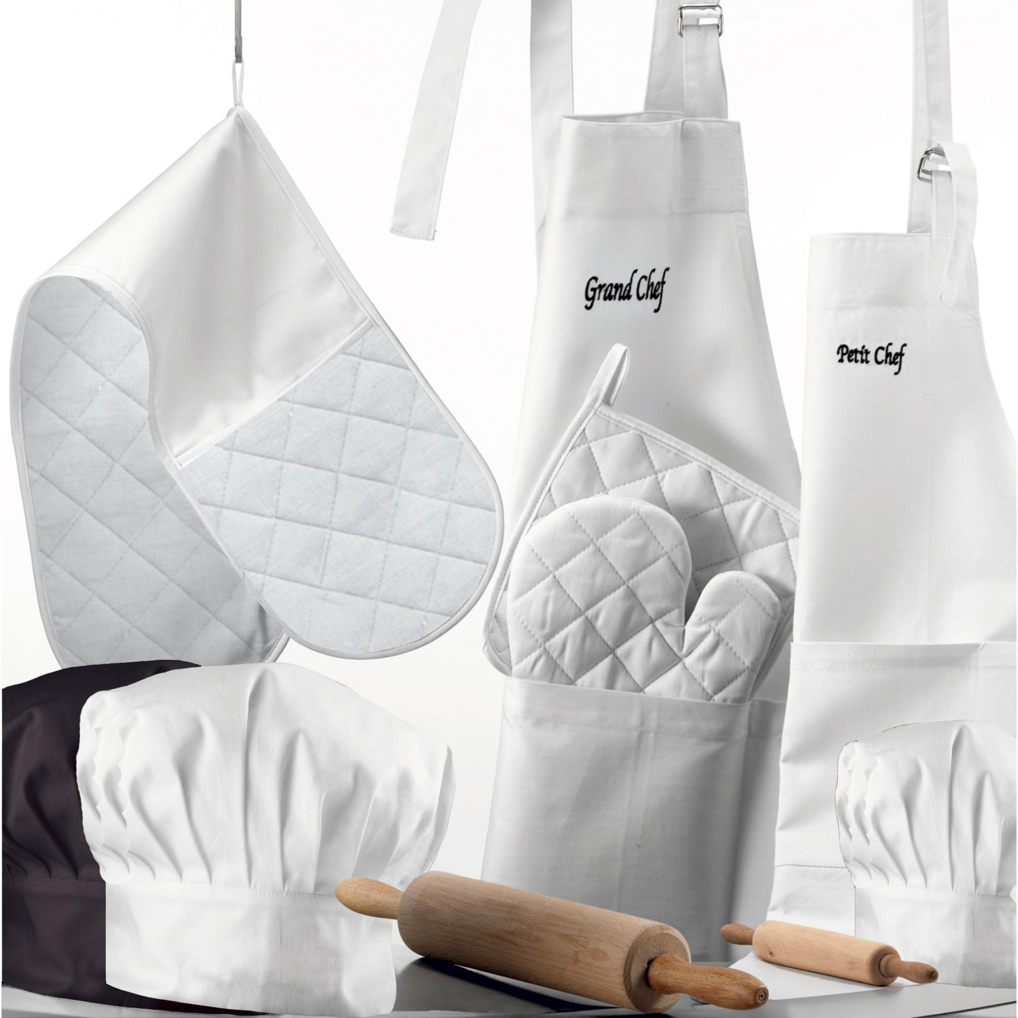 KOCHMÜTZE Chef weiß 27 x 33 cm - Weiß, Textil (27/33cm) - Winkler
