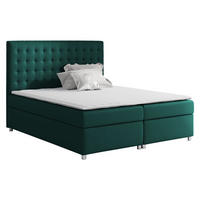 BOXBETT Asti - Türkis, Holz (160/200cm) - MIRJAN24