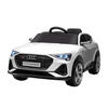 KINDER ELEKTROAUTO, Schwarz/Rot/Weiß, Kunststoff+ Stahl - Weiß, Metall (108/60/47cm) - HOMCOM