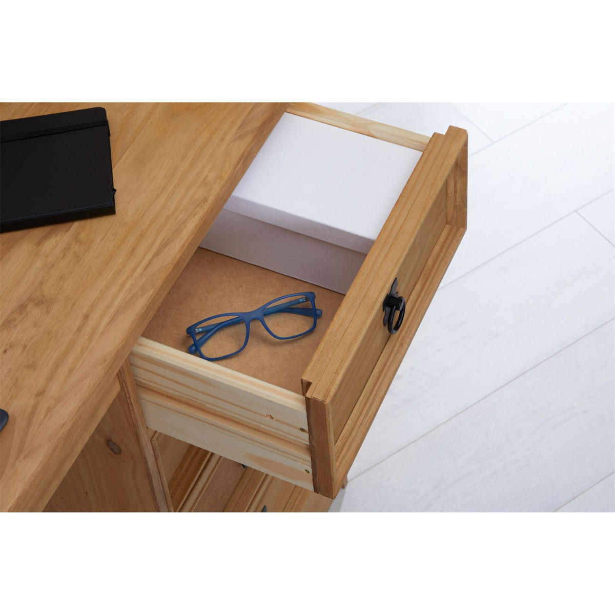 SCHREIBTISCH SALSA - Braun, Holz (47/104/78cm) - CARO-Möbel