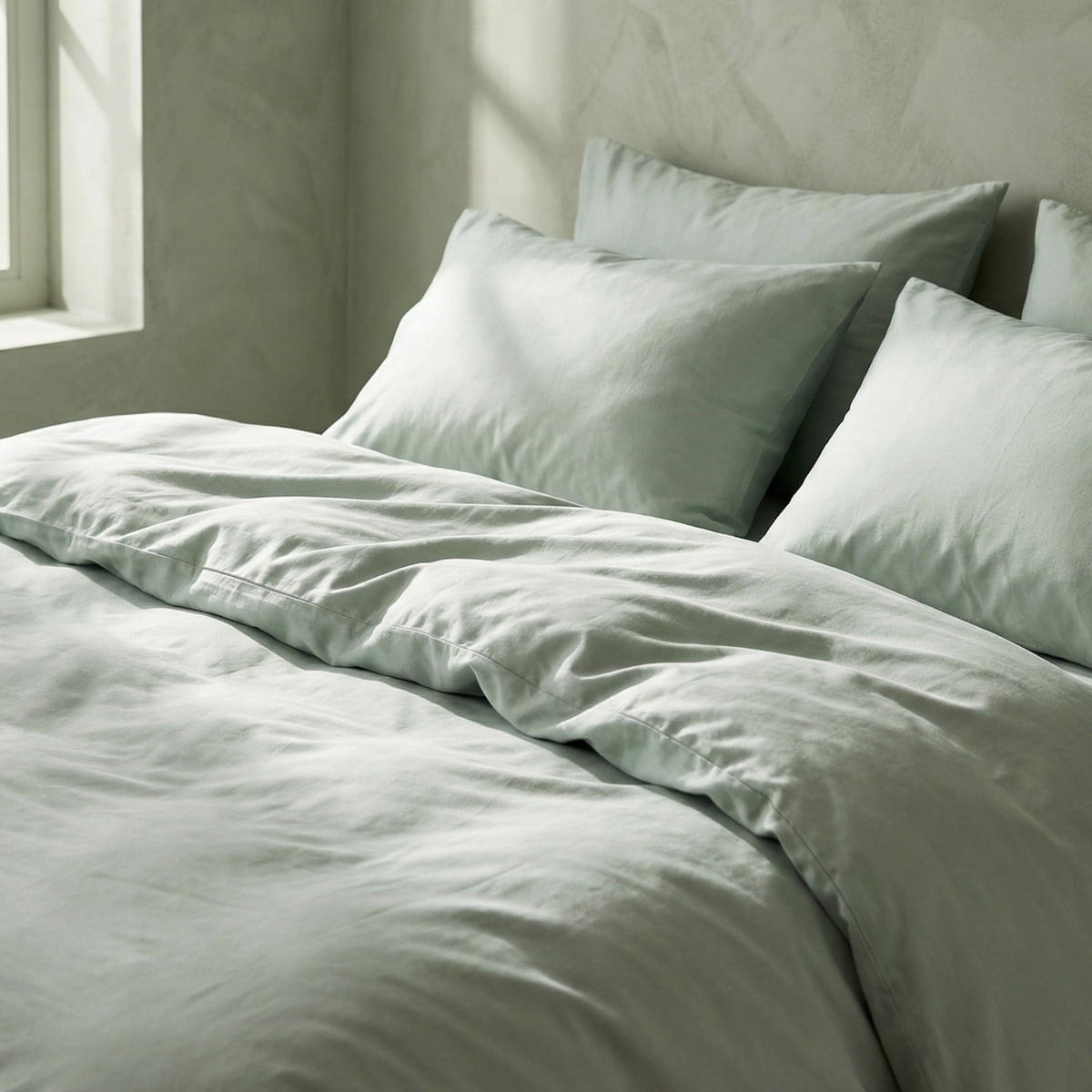 BETTWÄSCHE Avelia Pistazie 160/200 cm - Grün, Textil (160/200cm) - Homla