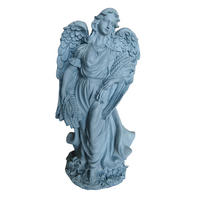 VRTNI angel - siva, umetna masa (23/46.5/14cm) - Relaxdays