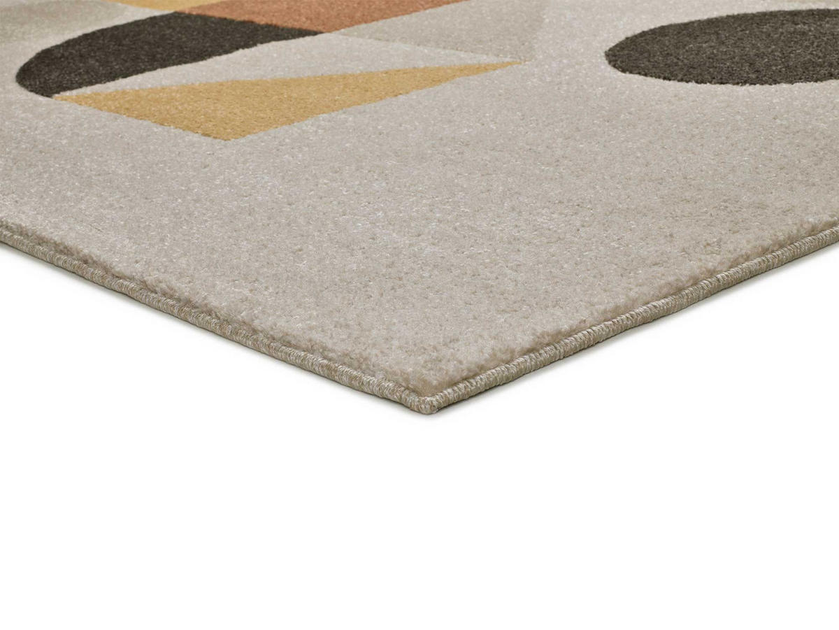 WEBTEPPICH im skandinavischen Stil Beige Domus 160/230 cm - Beige/Multicolor, Naturmaterialien/Textil (160/230cm) - Atticgo