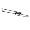 LED-DECKENLEUCHTE Marbut 102.5/18.5/7.3 cm - Schwarz, Metall (18.5/102.5/7.3cm) - Nettlife