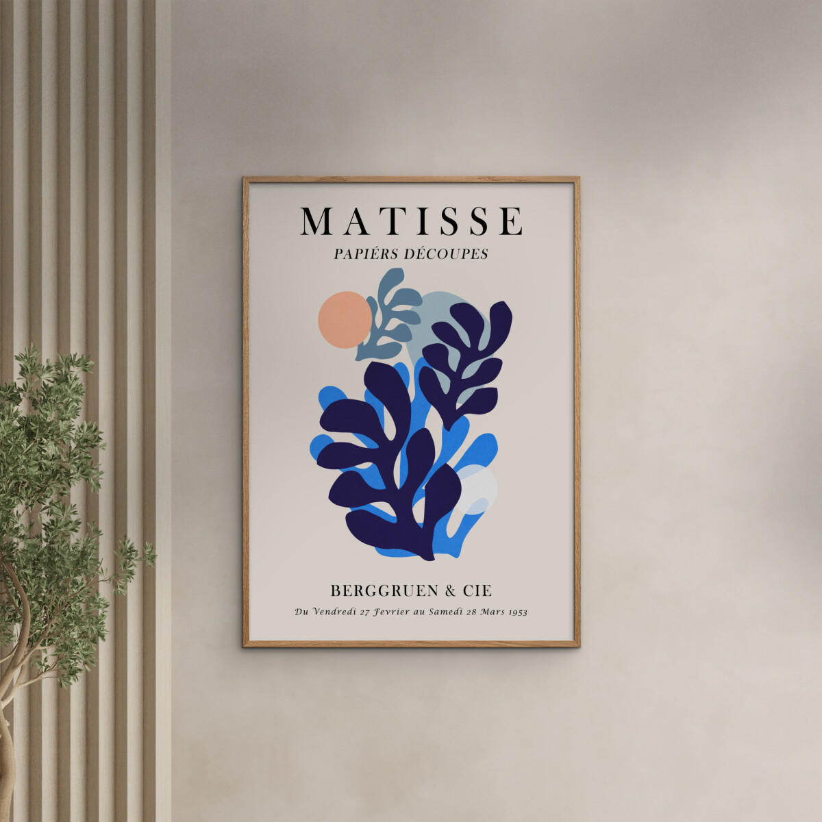 POSTER Vitor Costa - Matisse floral Poster 5 - Multicolor, Papier (70/100/0.1cm) - Poster&Frame