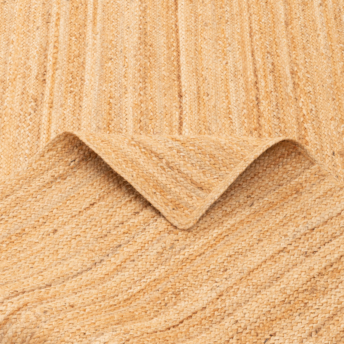 NATURFASER TEPPICH JUTE SALSA UNI - Beige, Textil (80/150cm) - Pergamon