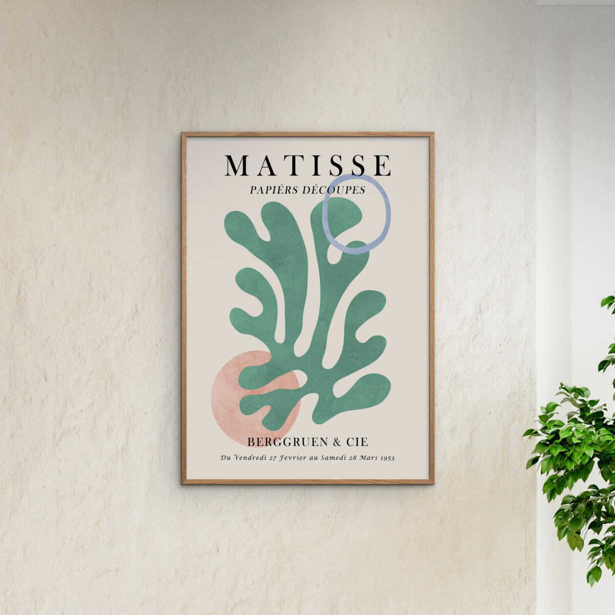 POSTER Vitor Costa - Matisse floral Poster 6 - Multicolor, Papier (70/100/0.1cm) - Poster&Frame
