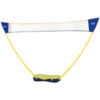 BADMINTONNETZ, Kunststoff, Gelb/Blau, 286L x 33B x 157H cm - Blau/Gelb, Kunststoff (33/286cm) - HOMCOM