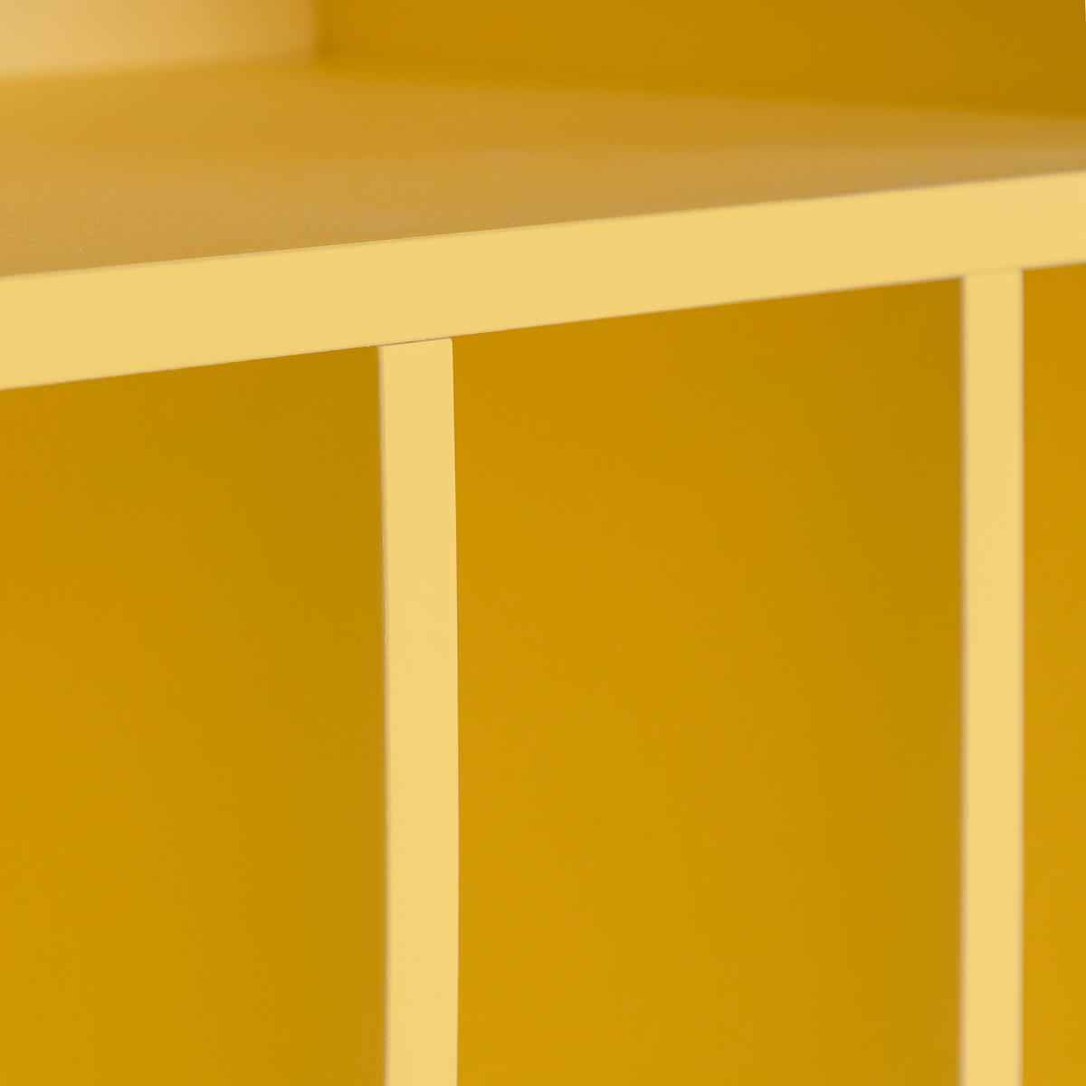 SCHRANK für Schallplatten gelb BOWIE - Gelb, Holzwerkstoff (40/63/70cm) - RNT By Really Nice Things