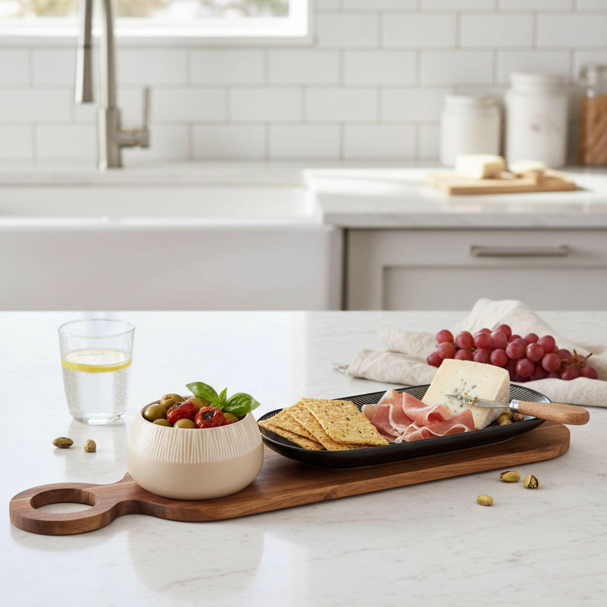 SNACKSCHALEN Tablett Rori Mehrfarben 7,5/7,5/5,5 cm - Multicolor, Keramik (7.5/5.5/7.5cm) - Excellent Houseware