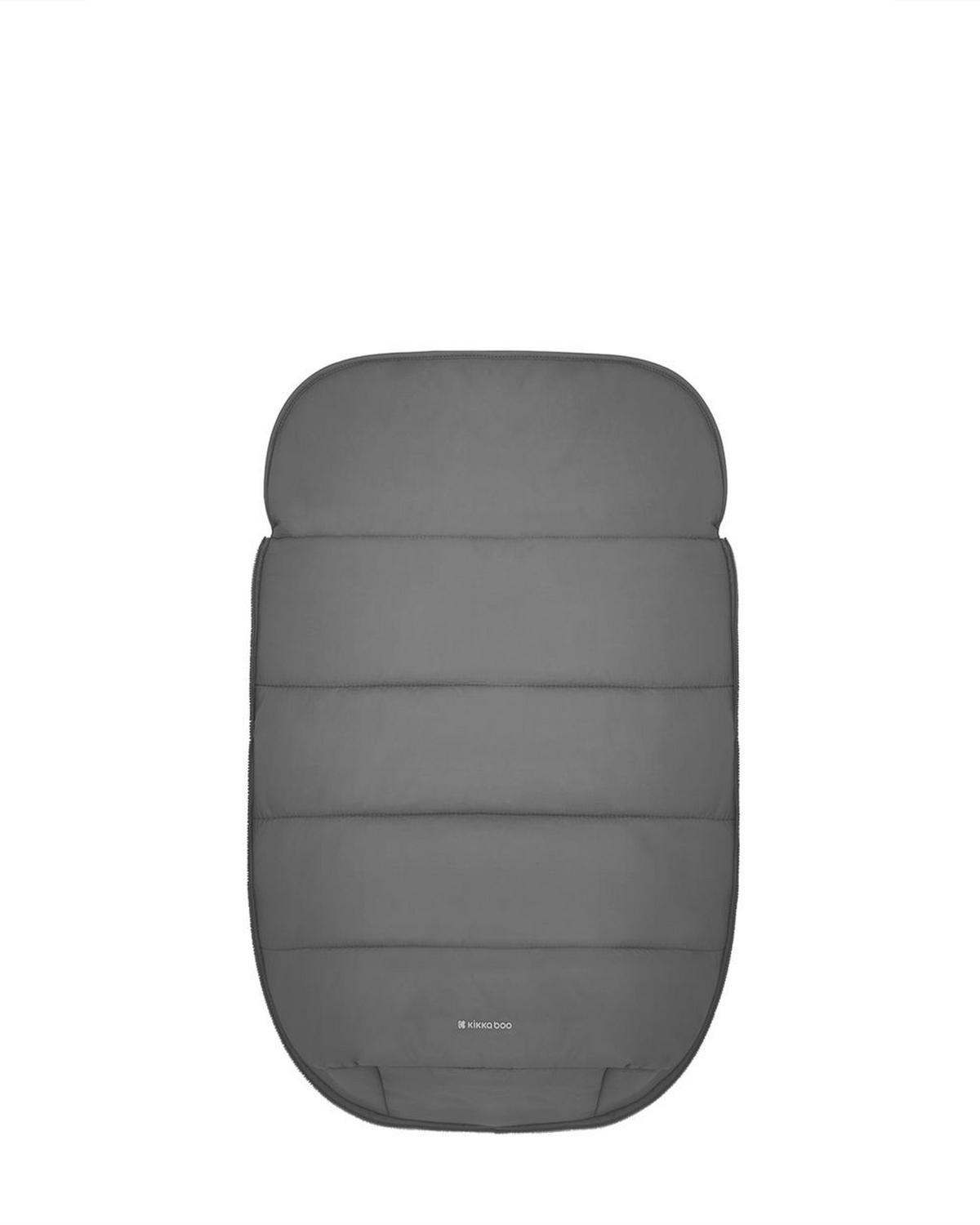 FUSSSACK Classic grau hellgrau Fleece, wasserabweisend, 3- und 5-Punkt-Gurt, Reißverschluss - Grau, Textil (45/1/85cm) - Kikka boo