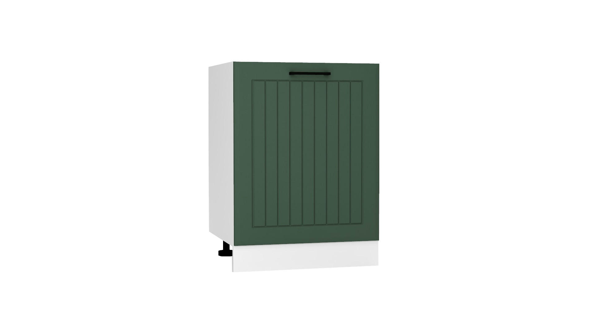 SPÜLENUNTERSCHRANK D60ZL P/L - Arvion - Moderne Küchen Gestaltung - Grün, Holz/Metall (60/82/52.4cm) - ROYAL24_MARKT