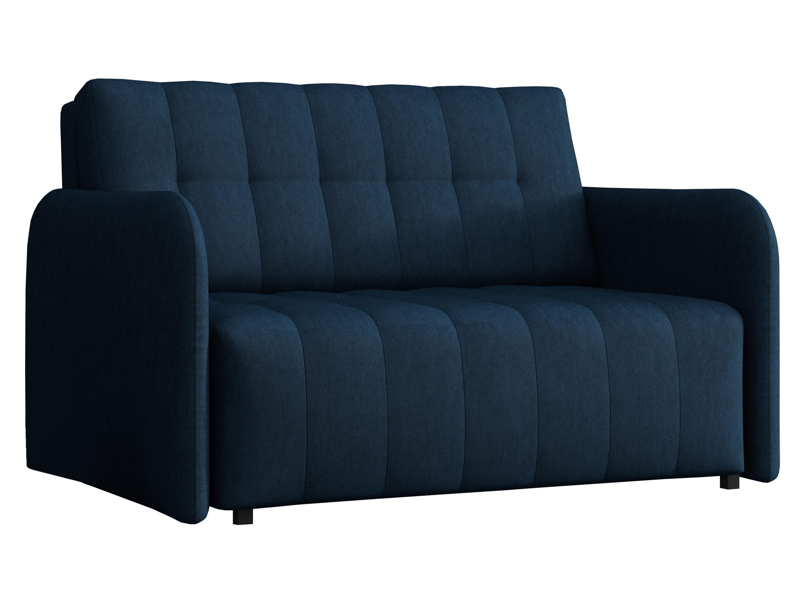 SCHLAFSOFA Viva Grand II - Schwarz/Dunkelblau, Holz/Kunststoff (125/85/95cm) - MIRJAN24
