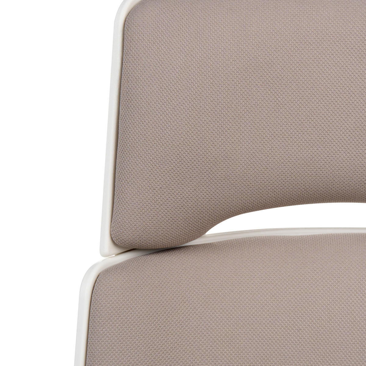 BÜROSTUHL Taupe Grandiose - Taupe, Textil (66/111/52cm) - Beliani