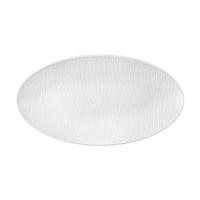 SERVIERPLATTE Life Fashion Luxury White 33x18 cm - Weiß, Keramik (17.9/2.5/32.9cm) - Seltmann Weiden