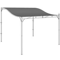 ERSATZDACH für Pergola Sonnensegel für Terrassenüberdachung Ersatz-Dachplane für 3 x 3 m Pavillon 298x293 cm Dunkelgrau - Dunkelgrau, Textil (298/1/293cm)