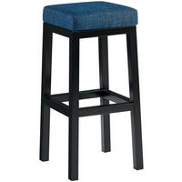 BARHOCKER Taylor 83x37x37 cm Blau - Blau, Metall (37/83/37cm) - furnicato
