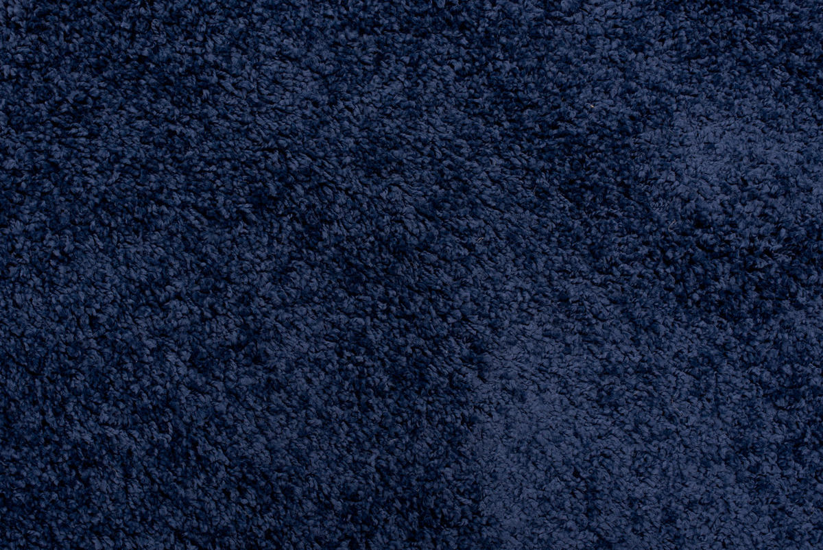TEPPICHLÄUFER ESSENCE dunkelblau uni 80/300 cm - Dunkelblau, Textil (80/300cm) - Tapiso