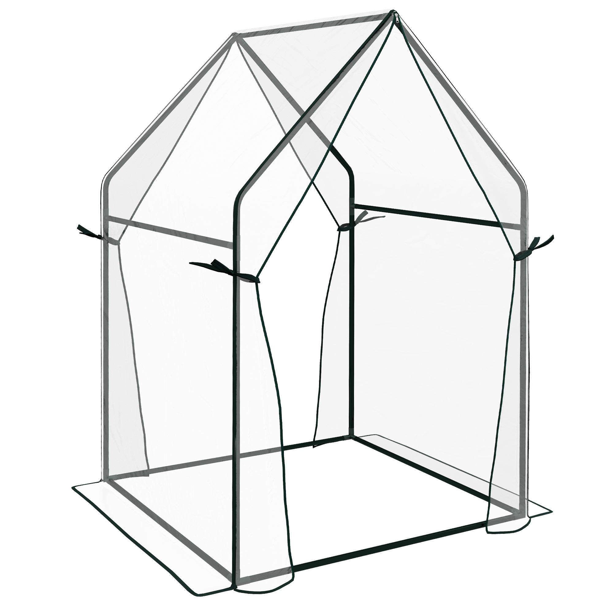 Fortuna Lai Gewächshaus Transparent 90x145x90 cm