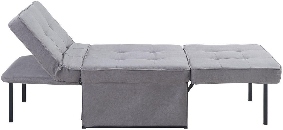 MULTIFUNKTIONSHOCKER Finn Grau 80/72/43 cm - Grau, Textil (72/80/43cm) - ATLANTIC home collection