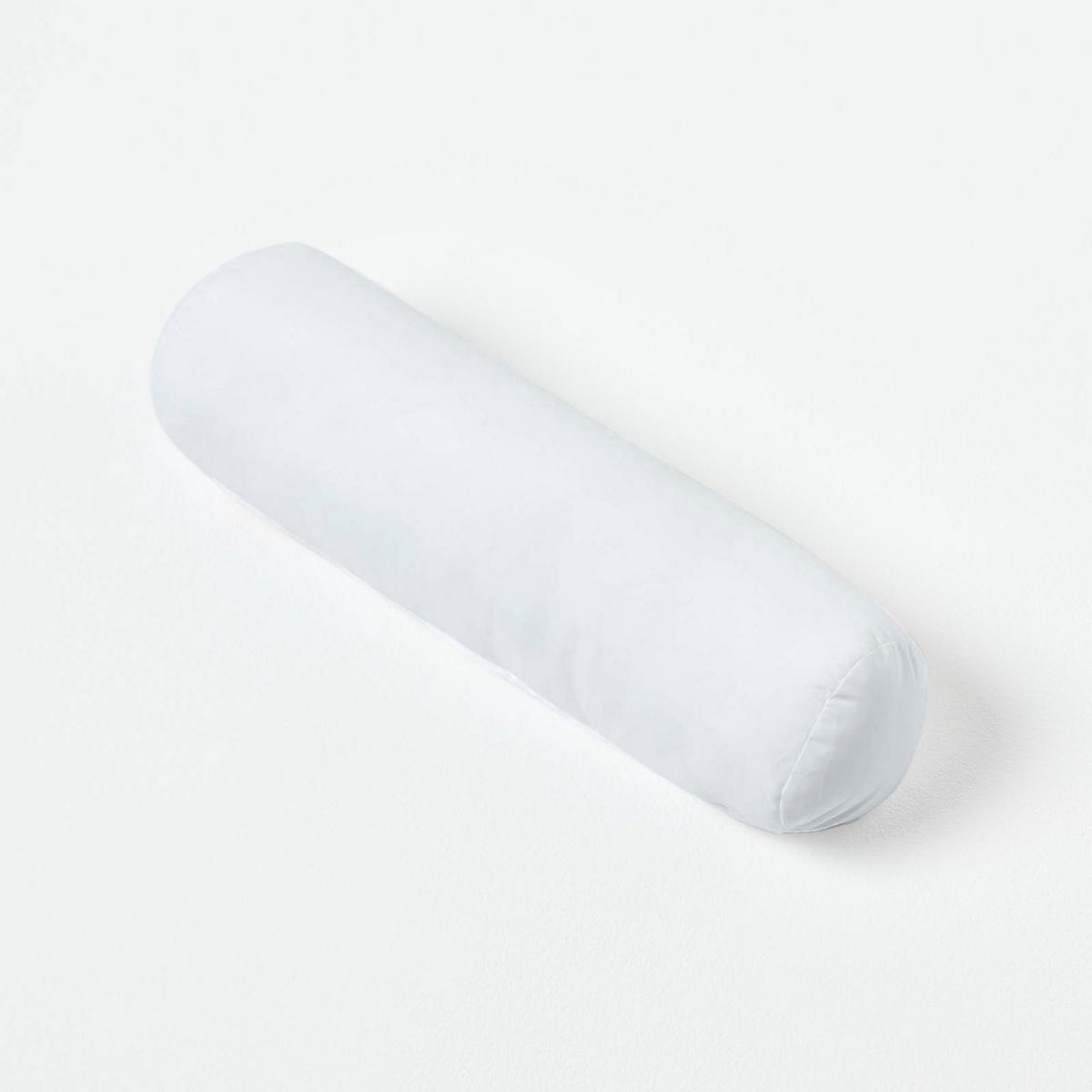 NACKENROLLE Füllkissen – Mikrofaser, 30/9 cm - Weiß, Textil (9/30cm) - Homescapes