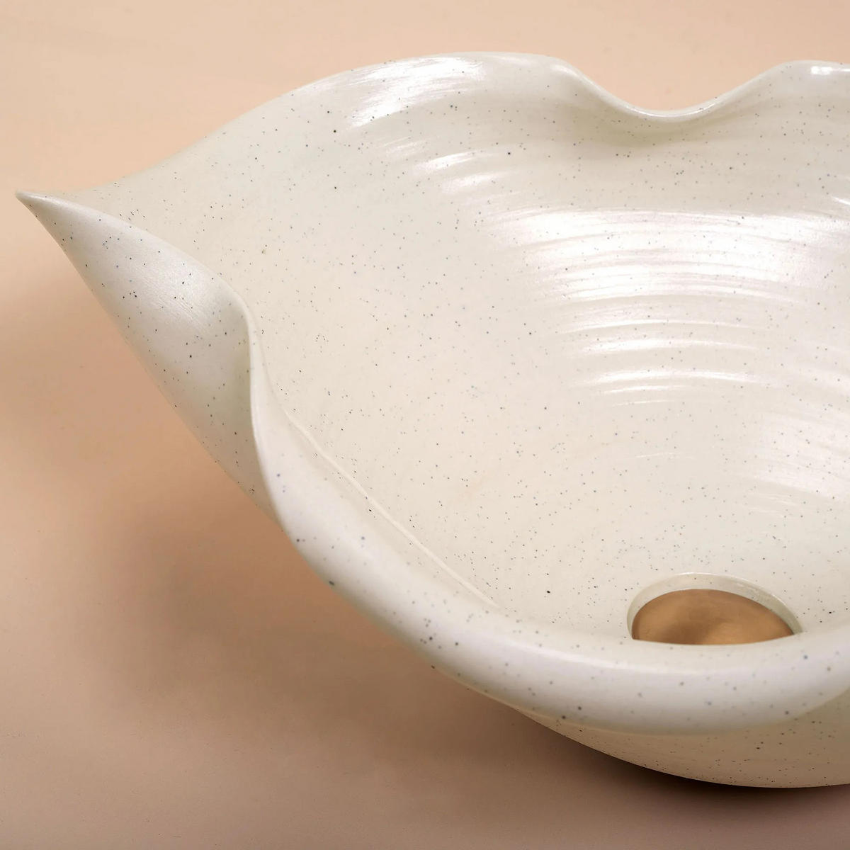 AUFSATZWASCHBECKEN Rea Hm-02 Handmade Art - Beige, Keramik (40/18/54cm) - REA