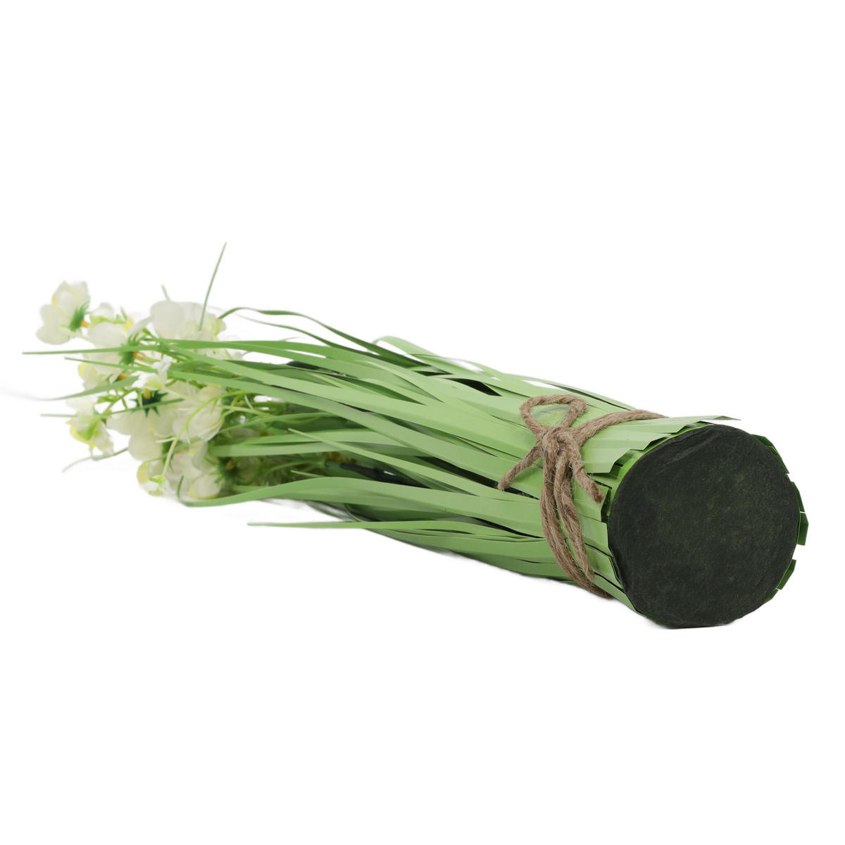 KUNSTPFLANZE mit Gras 7/7/60 cm - Grün, Kunststoff (60cm) - Home Styling Collection