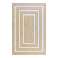 TEPPICH Premium en Vinyle 3 Weiße Rechtecke 60x90 cm - Weiß, Kunststoff (60/90cm) - STORESDECO
