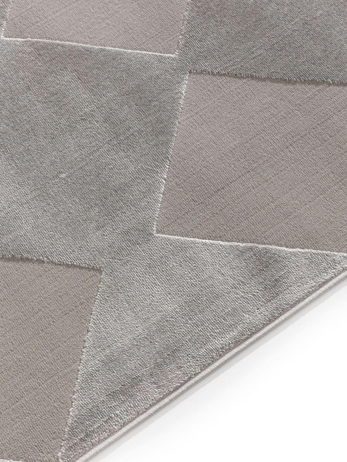 TEPPICH Claire Grau 200x300 cm - Grau, Kunststoff (200/300cm) - benuta