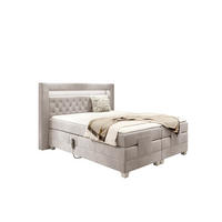 BOXSPRINGBETT SANTORE - Beige, Holzwerkstoff (120/200cm) - Meblini