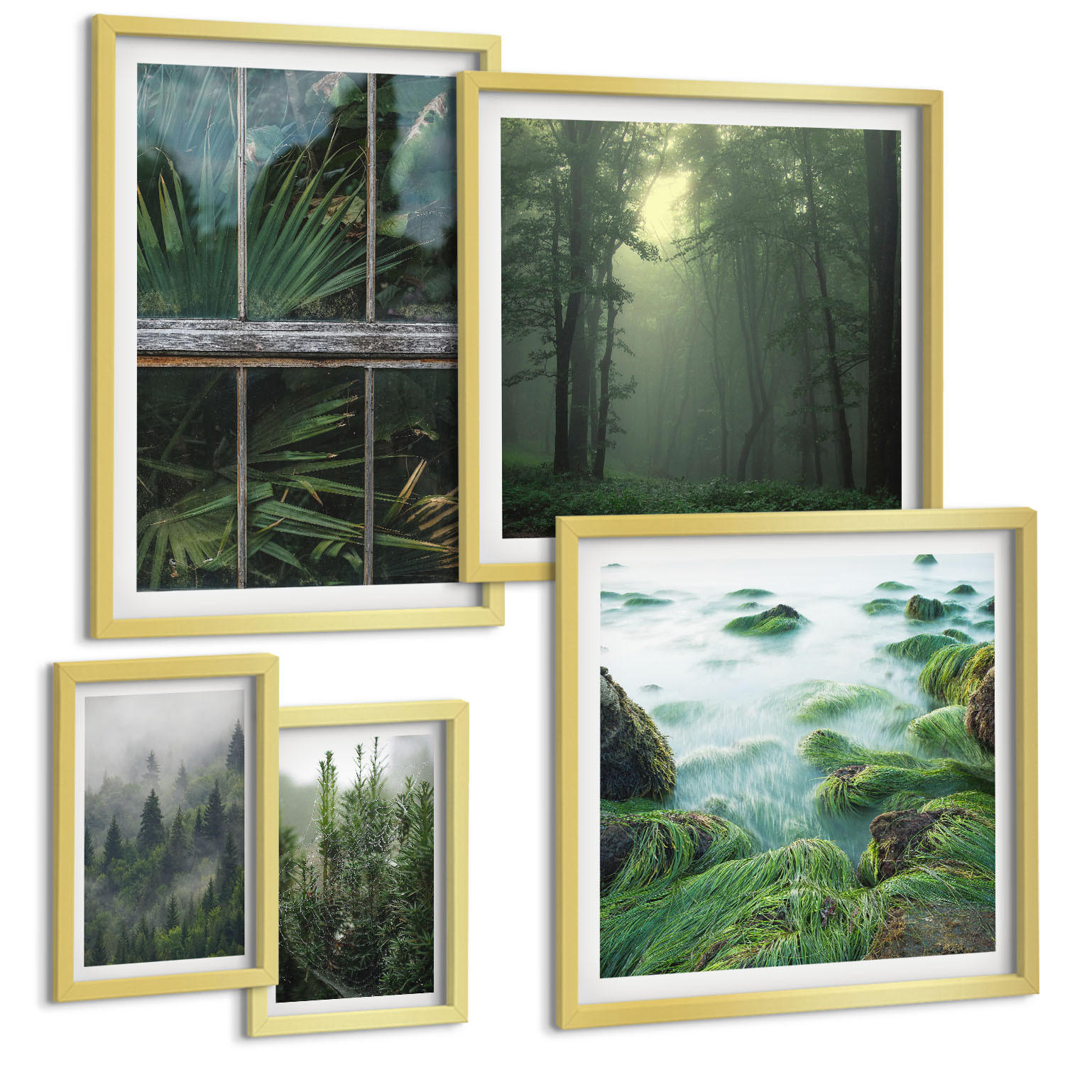 Tulup Bilder Gold 40x60 cm