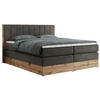 BOXSPRINGBETT BELLISSIMO KING 140/200 Dunkelgrau Velvet - H3 - Dunkelgrau, Holz/Textil (140/200cm) - MKS