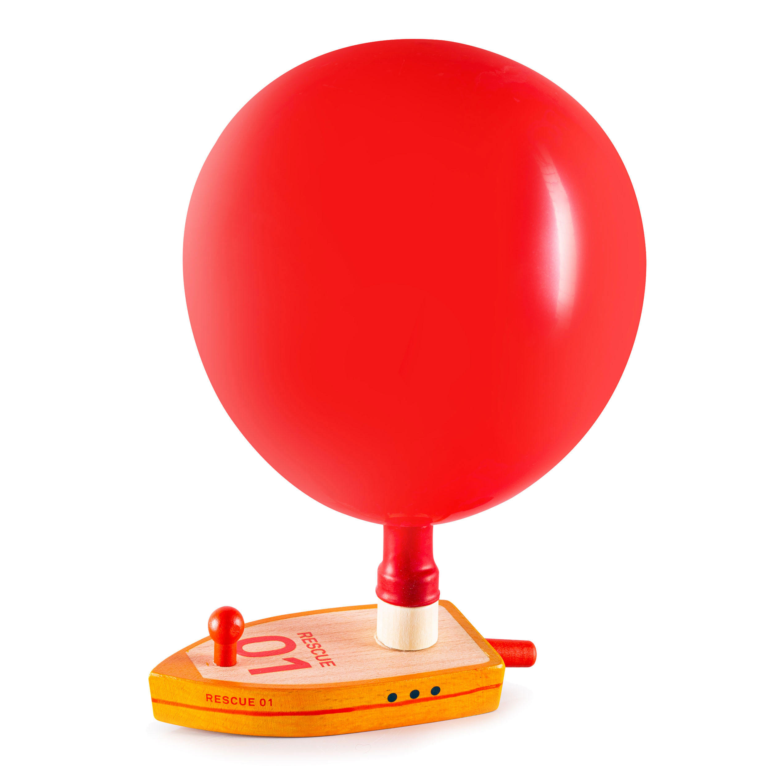 SPIELZEUGBOOT Baloon Pusters Rescue 01,, Kiefernholz, Mint - Multicolor, Holz (6/4/13cm)