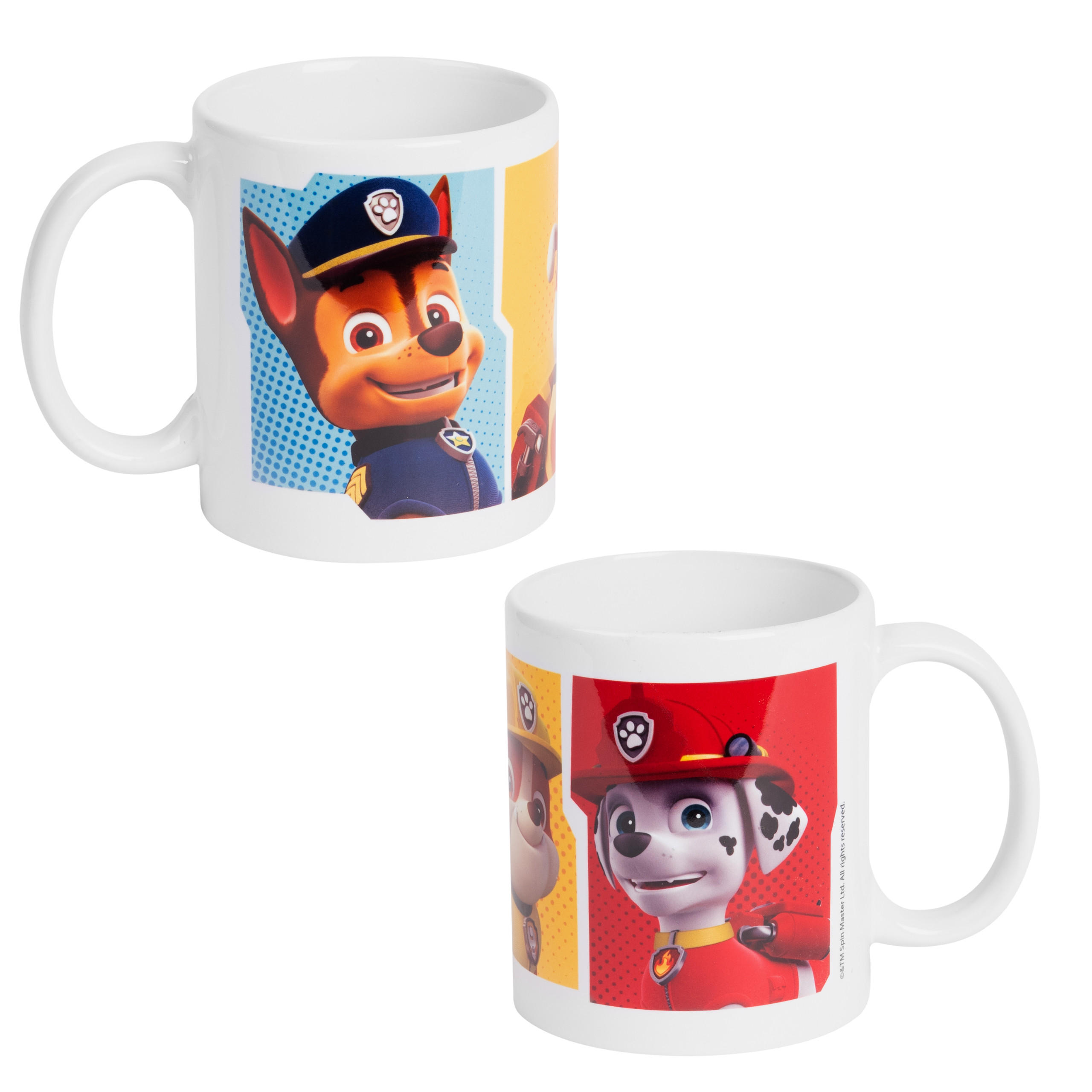 BECHER Paw Patrol Rubble, Chase und Marshall Mehrfarbig 320 ml - Multicolor, Keramik (0.32L) - Paw Patrol
