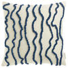 ZIERKISSENHÜLLE WAVY - Blau, Textil (45/45cm) - Tom Tailor