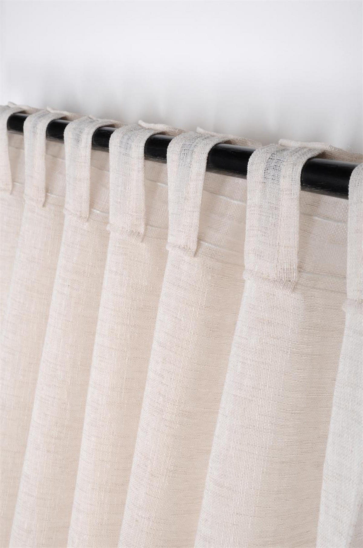 FENSTERVORHANG Madrid 140/260 cm - Beige, Textil (140/260cm)